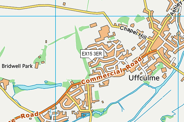 EX15 3ER map - OS VectorMap District (Ordnance Survey) EX15 3ER map - OS VectorMap District (Ordnance Survey)