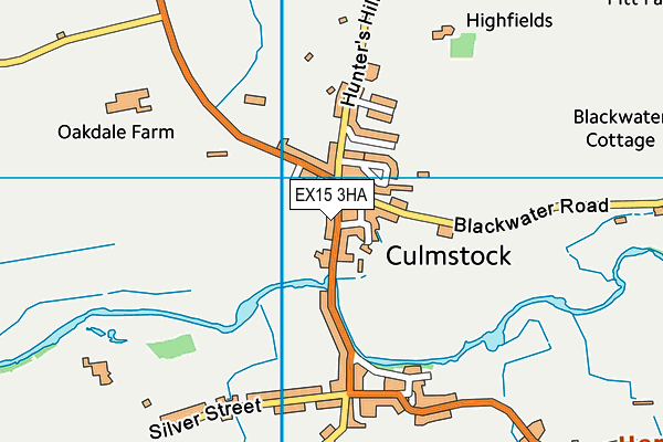 EX15 3HA map - OS VectorMap District (Ordnance Survey) EX15 3HA map - OS VectorMap District (Ordnance Survey)