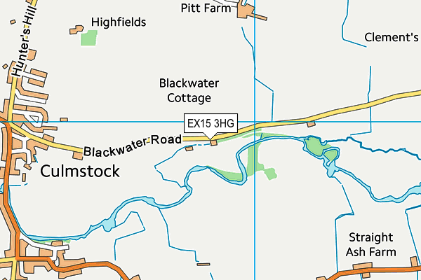 EX15 3HG map - OS VectorMap District (Ordnance Survey) EX15 3HG map - OS VectorMap District (Ordnance Survey)