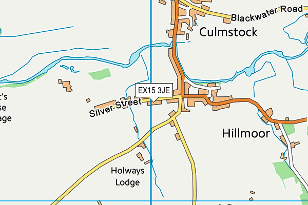 EX15 3JE map - OS VectorMap District (Ordnance Survey) EX15 3JE map - OS VectorMap District (Ordnance Survey)
