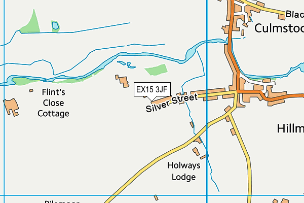 EX15 3JF map - OS VectorMap District (Ordnance Survey) EX15 3JF map - OS VectorMap District (Ordnance Survey)