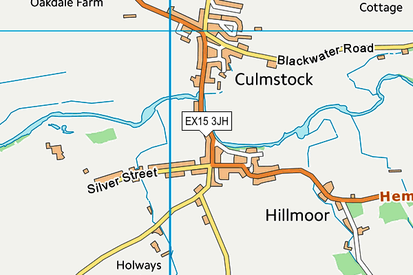 EX15 3JH map - OS VectorMap District (Ordnance Survey) EX15 3JH map - OS VectorMap District (Ordnance Survey)