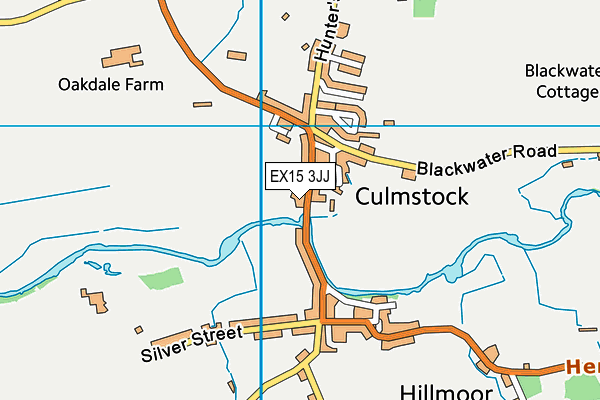 EX15 3JJ map - OS VectorMap District (Ordnance Survey) EX15 3JJ map - OS VectorMap District (Ordnance Survey)