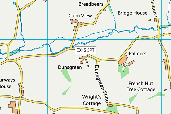 EX15 3PT map - OS VectorMap District (Ordnance Survey) EX15 3PT map - OS VectorMap District (Ordnance Survey)