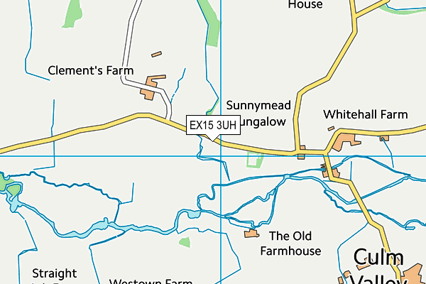 EX15 3UH map - OS VectorMap District (Ordnance Survey) EX15 3UH map - OS VectorMap District (Ordnance Survey)