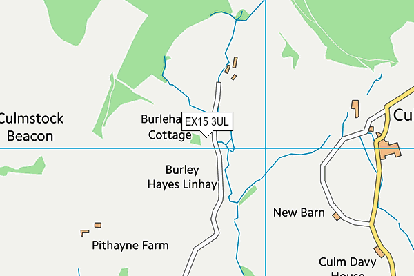 EX15 3UL map - OS VectorMap District (Ordnance Survey) EX15 3UL map - OS VectorMap District (Ordnance Survey)