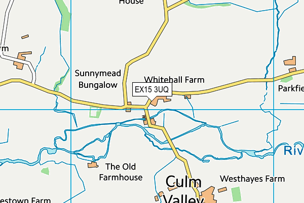 EX15 3UQ map - OS VectorMap District (Ordnance Survey)