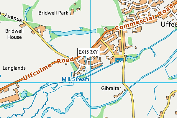 EX15 3XY map - OS VectorMap District (Ordnance Survey) EX15 3XY map - OS VectorMap District (Ordnance Survey)