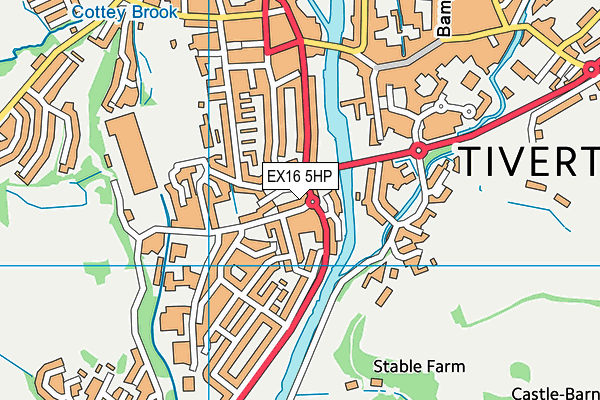 EX16 5HP map - OS VectorMap District (Ordnance Survey) EX16 5HP map - OS VectorMap District (Ordnance Survey)