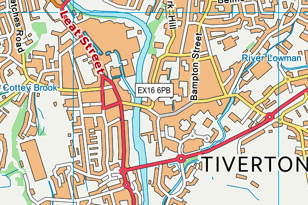 EX16 6PB map - OS VectorMap District (Ordnance Survey) EX16 6PB map - OS VectorMap District (Ordnance Survey)