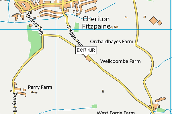 EX17 4JR map - OS VectorMap District (Ordnance Survey)