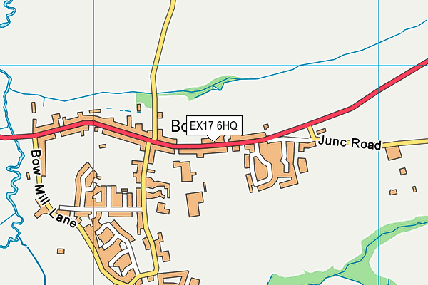 EX17 6HQ map - OS VectorMap District (Ordnance Survey)