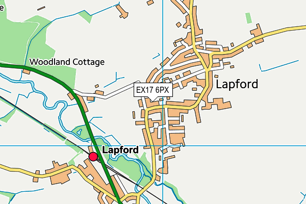 EX17 6PX map - OS VectorMap District (Ordnance Survey) EX17 6PX map - OS VectorMap District (Ordnance Survey)