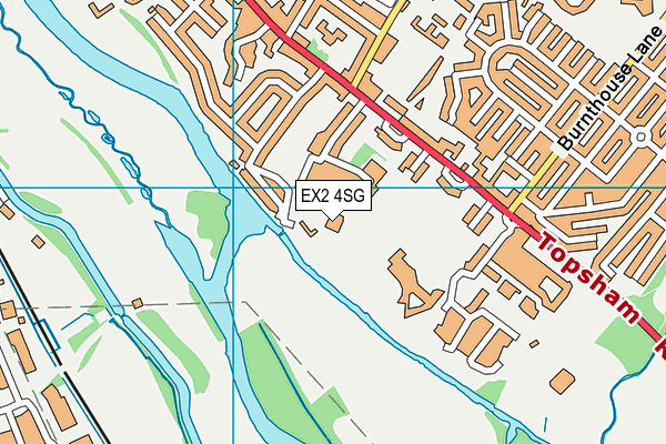 EX2 4SG map - OS VectorMap District (Ordnance Survey) EX2 4SG map - OS VectorMap District (Ordnance Survey)
