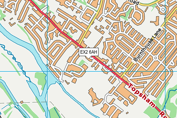 EX2 6AH map - OS VectorMap District (Ordnance Survey) EX2 6AH map - OS VectorMap District (Ordnance Survey)