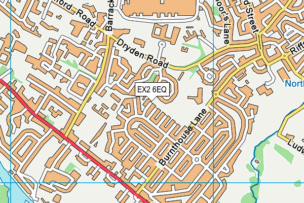 EX2 6EQ map - OS VectorMap District (Ordnance Survey) EX2 6EQ map - OS VectorMap District (Ordnance Survey)