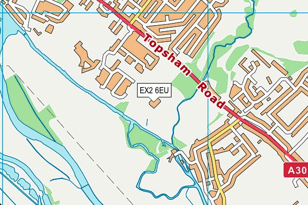 EX2 6EU map - OS VectorMap District (Ordnance Survey) EX2 6EU map - OS VectorMap District (Ordnance Survey)