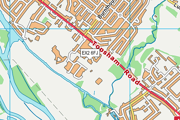 EX2 6FJ map - OS VectorMap District (Ordnance Survey) EX2 6FJ map - OS VectorMap District (Ordnance Survey)