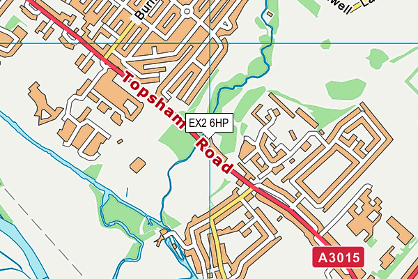 EX2 6HP map - OS VectorMap District (Ordnance Survey) EX2 6HP map - OS VectorMap District (Ordnance Survey)