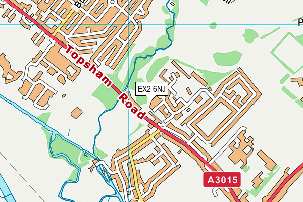 EX2 6NJ map - OS VectorMap District (Ordnance Survey) EX2 6NJ map - OS VectorMap District (Ordnance Survey)