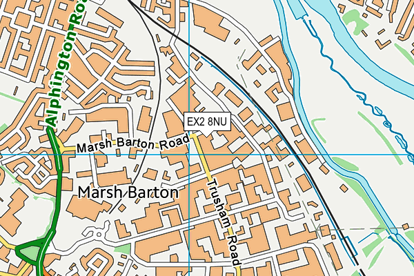 EX2 8NU map - OS VectorMap District (Ordnance Survey) EX2 8NU map - OS VectorMap District (Ordnance Survey)