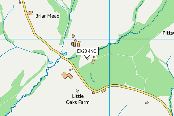 EX20 4NQ map - OS VectorMap District (Ordnance Survey) EX20 4NQ map - OS VectorMap District (Ordnance Survey)