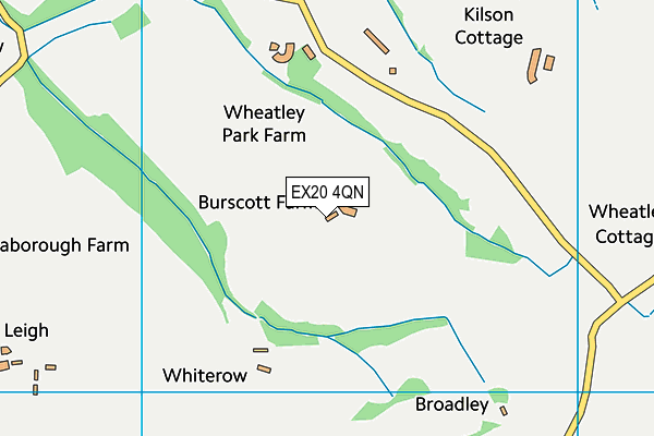 EX20 4QN map - OS VectorMap District (Ordnance Survey) EX20 4QN map - OS VectorMap District (Ordnance Survey)