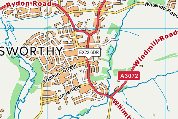 EX22 6DR map - OS VectorMap District (Ordnance Survey) EX22 6DR map - OS VectorMap District (Ordnance Survey)