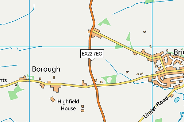 EX22 7EG map - OS VectorMap District (Ordnance Survey) EX22 7EG map - OS VectorMap District (Ordnance Survey)