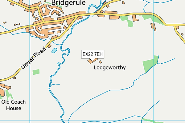 EX22 7EH map - OS VectorMap District (Ordnance Survey) EX22 7EH map - OS VectorMap District (Ordnance Survey)