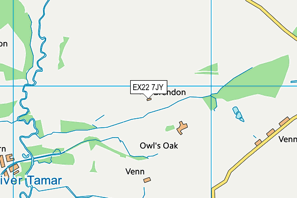 EX22 7JY map - OS VectorMap District (Ordnance Survey) EX22 7JY map - OS VectorMap District (Ordnance Survey)