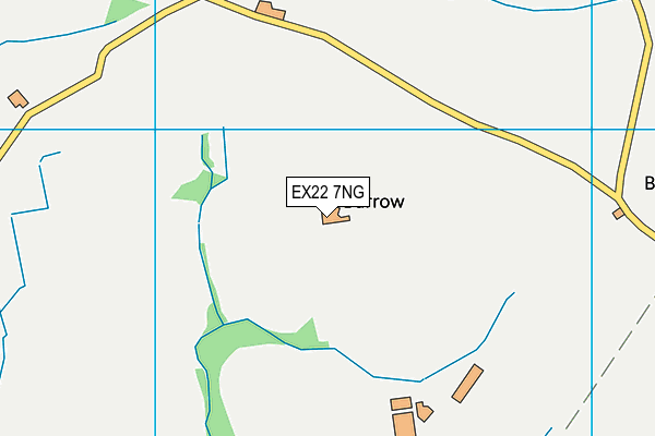 EX22 7NG map - OS VectorMap District (Ordnance Survey) EX22 7NG map - OS VectorMap District (Ordnance Survey)