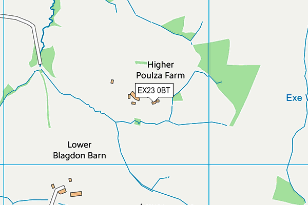 EX23 0BT map - OS VectorMap District (Ordnance Survey) EX23 0BT map - OS VectorMap District (Ordnance Survey)