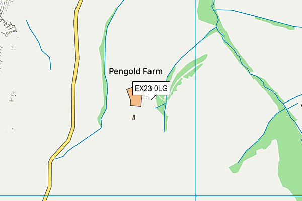EX23 0LG map - OS VectorMap District (Ordnance Survey) EX23 0LG map - OS VectorMap District (Ordnance Survey)
