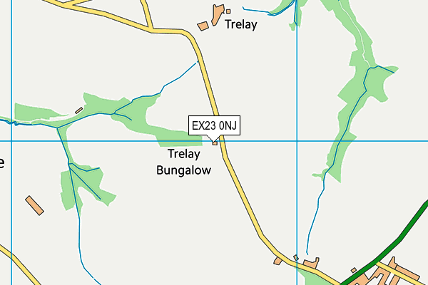 EX23 0NJ map - OS VectorMap District (Ordnance Survey) EX23 0NJ map - OS VectorMap District (Ordnance Survey)