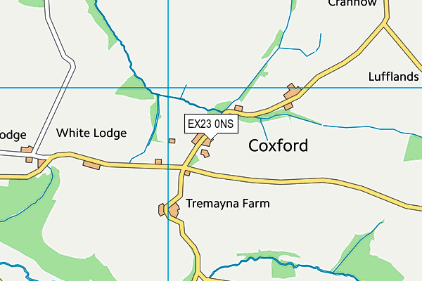 EX23 0NS map - OS VectorMap District (Ordnance Survey) EX23 0NS map - OS VectorMap District (Ordnance Survey)