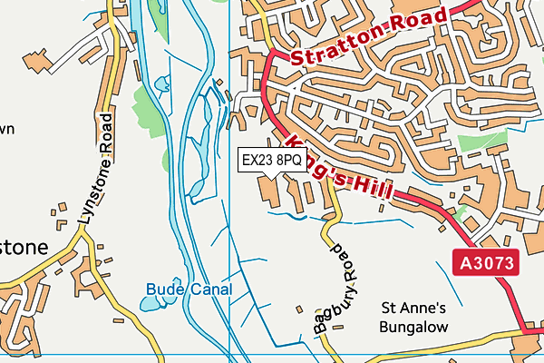 EX23 8PQ map - OS VectorMap District (Ordnance Survey) EX23 8PQ map - OS VectorMap District (Ordnance Survey)
