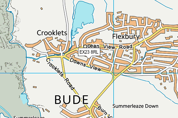 EX23 8RL map - OS VectorMap District (Ordnance Survey) EX23 8RL map - OS VectorMap District (Ordnance Survey)