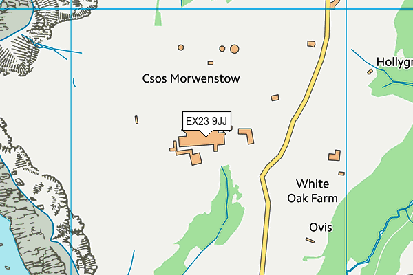 EX23 9JJ map - OS VectorMap District (Ordnance Survey) EX23 9JJ map - OS VectorMap District (Ordnance Survey)