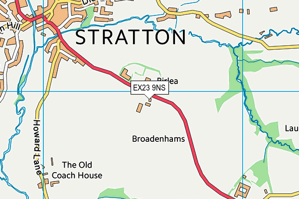 EX23 9NS map - OS VectorMap District (Ordnance Survey) EX23 9NS map - OS VectorMap District (Ordnance Survey)