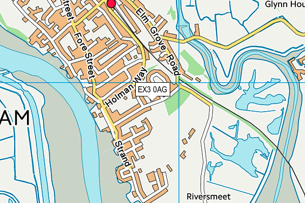 EX3 0AG map - OS VectorMap District (Ordnance Survey) EX3 0AG map - OS VectorMap District (Ordnance Survey)