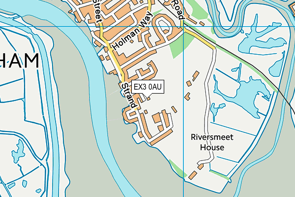 EX3 0AU map - OS VectorMap District (Ordnance Survey) EX3 0AU map - OS VectorMap District (Ordnance Survey)
