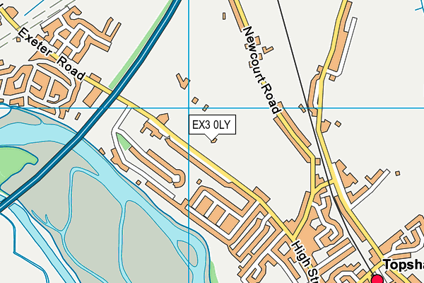 EX3 0LY map - OS VectorMap District (Ordnance Survey) EX3 0LY map - OS VectorMap District (Ordnance Survey)