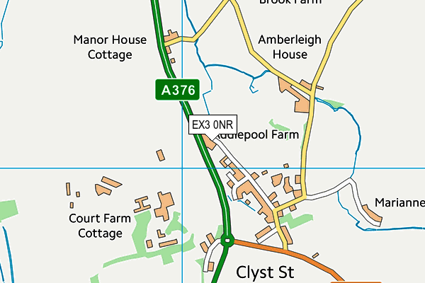 EX3 0NR map - OS VectorMap District (Ordnance Survey) EX3 0NR map - OS VectorMap District (Ordnance Survey)
