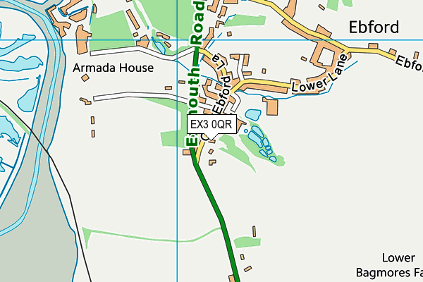 EX3 0QR map - OS VectorMap District (Ordnance Survey) EX3 0QR map - OS VectorMap District (Ordnance Survey)