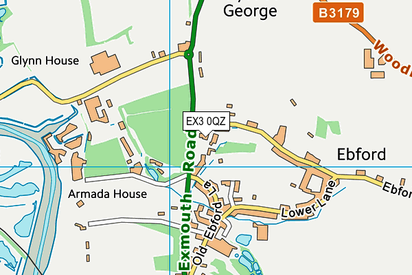 EX3 0QZ map - OS VectorMap District (Ordnance Survey) EX3 0QZ map - OS VectorMap District (Ordnance Survey)