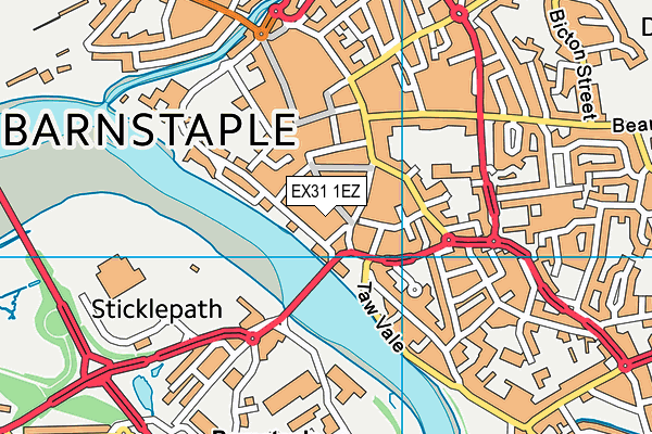EX31 1EZ map - OS VectorMap District (Ordnance Survey) EX31 1EZ map - OS VectorMap District (Ordnance Survey)