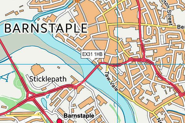 EX31 1HB map - OS VectorMap District (Ordnance Survey) EX31 1HB map - OS VectorMap District (Ordnance Survey)