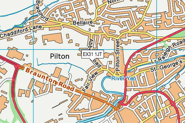 EX31 1JT map - OS VectorMap District (Ordnance Survey) EX31 1JT map - OS VectorMap District (Ordnance Survey)