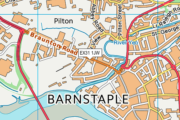 EX31 1JW map - OS VectorMap District (Ordnance Survey) EX31 1JW map - OS VectorMap District (Ordnance Survey)